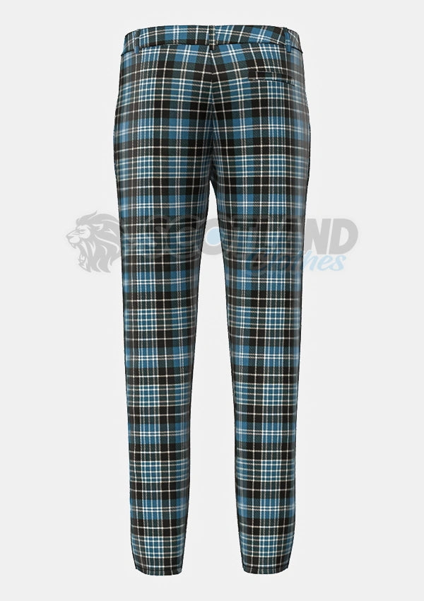 Clarke Ancient Tartan Trouser Back