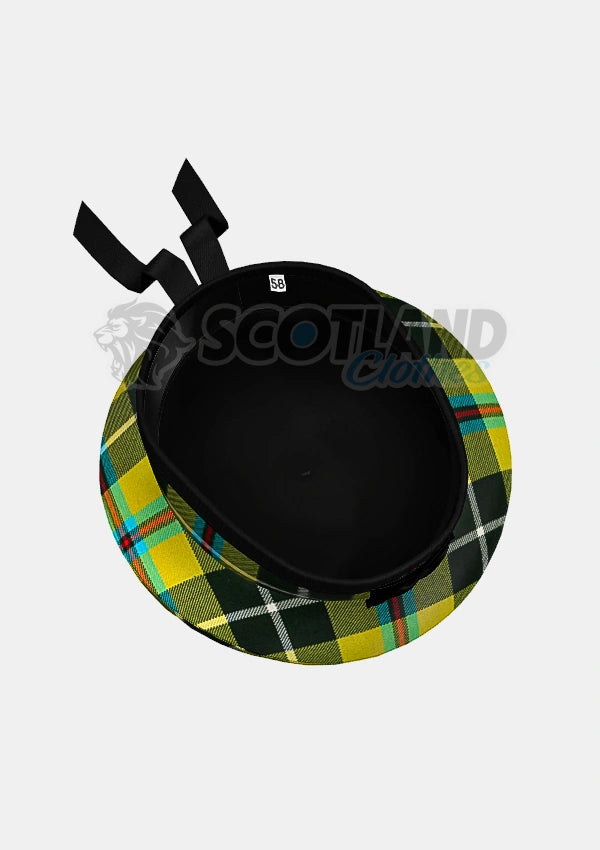 Cornish Tartan Balmoral Hat Back Side
