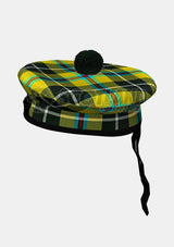 Cornish Tartan Balmoral Hat Front Side