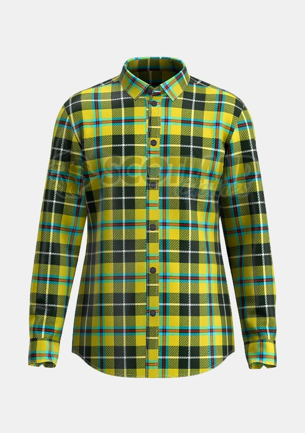 Cornish Tartan Shirt Front