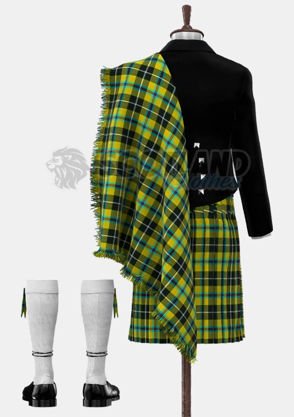 Cornish Tartan Prince Charlie Outfit