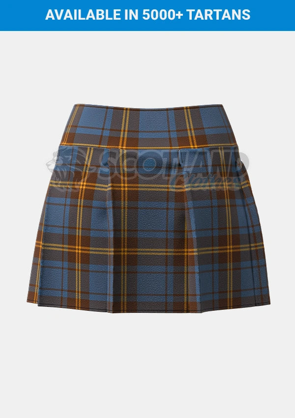 County Sligo Tartan Skirt Back