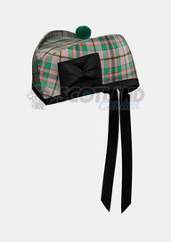 Craig Tartan Glengarry Hat Front