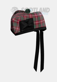 Crawford Tartan Glengarry Hat Front