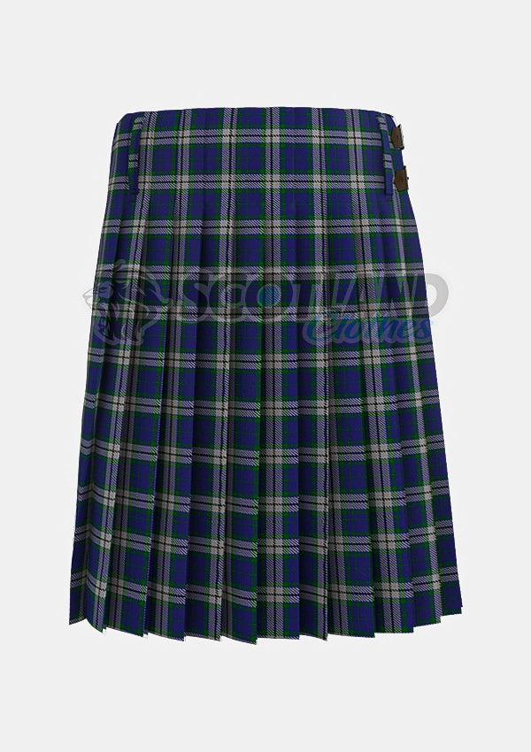 Crombie House Check Tartan Kilt Back