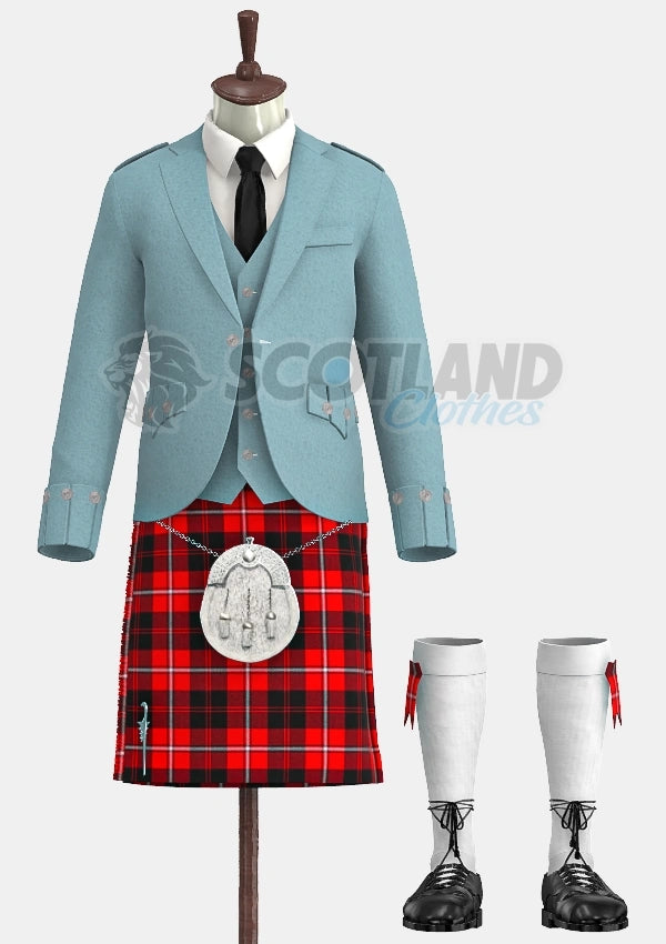 Cunningham Tartan Argyle Outfit