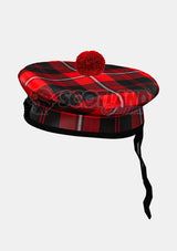 Cunningham Tartan Balmoral Hat Front Side
