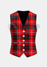 Cunningham Tartan Waistcoat Front