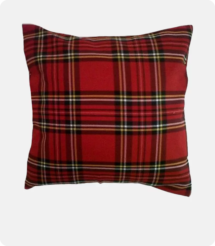 Custom Hand Made Royal Stewart Tartan Cushion cover