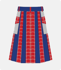 Custom Made Spiderman Hybrid Kilt Back