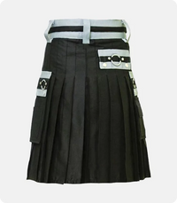 Custom Made Stylish Indi Cargo Utility Kilt Back