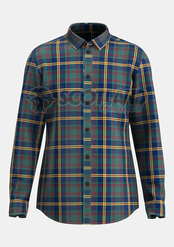 Custom Made US-Marine Corp Tartan Shirt