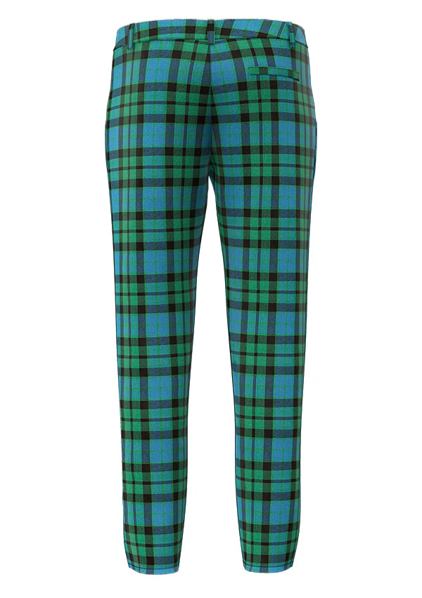 Custom Made Mackay Ancient Tartan Trouser Back