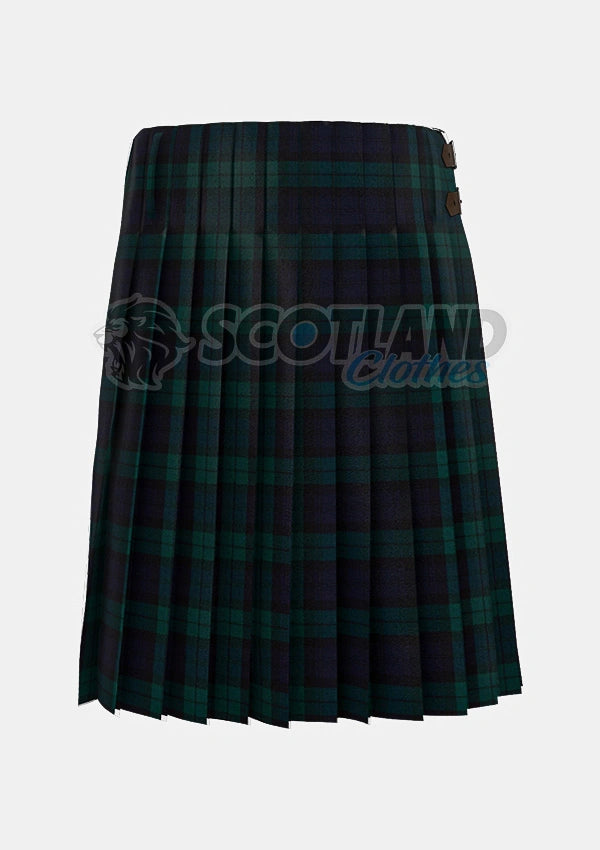 Black Watch Tartan Kilt Back