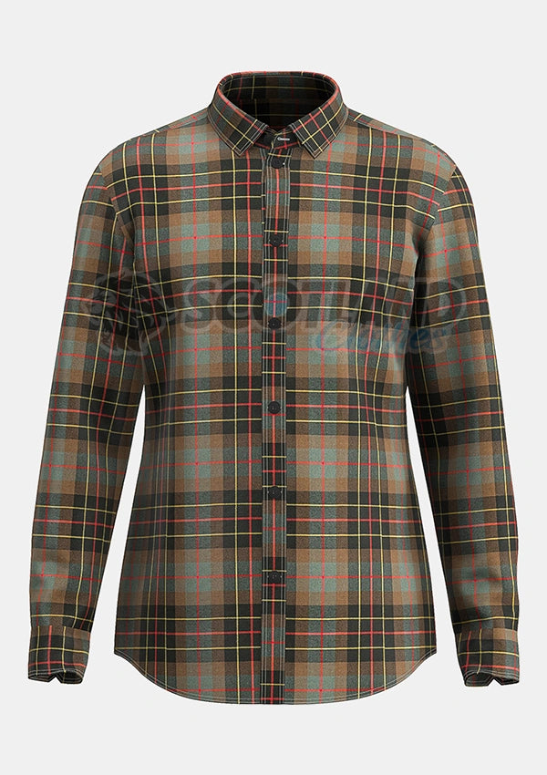 Custom Made Brodie Hunting Weathered Tartan Shirt