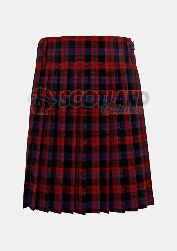 Brown Tartan Kilt Back