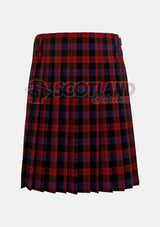Brown Tartan Kilt Back