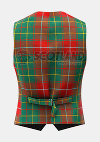 Custom Made Burnett Ancient Tartan Waistcoat