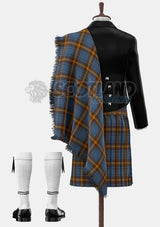 Custom Made County Sligo Tartan Prince Charlie Kilt Outfit