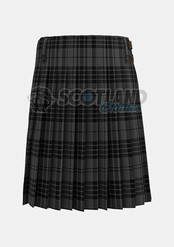 Grey Spirit Tartan  Kilt Back