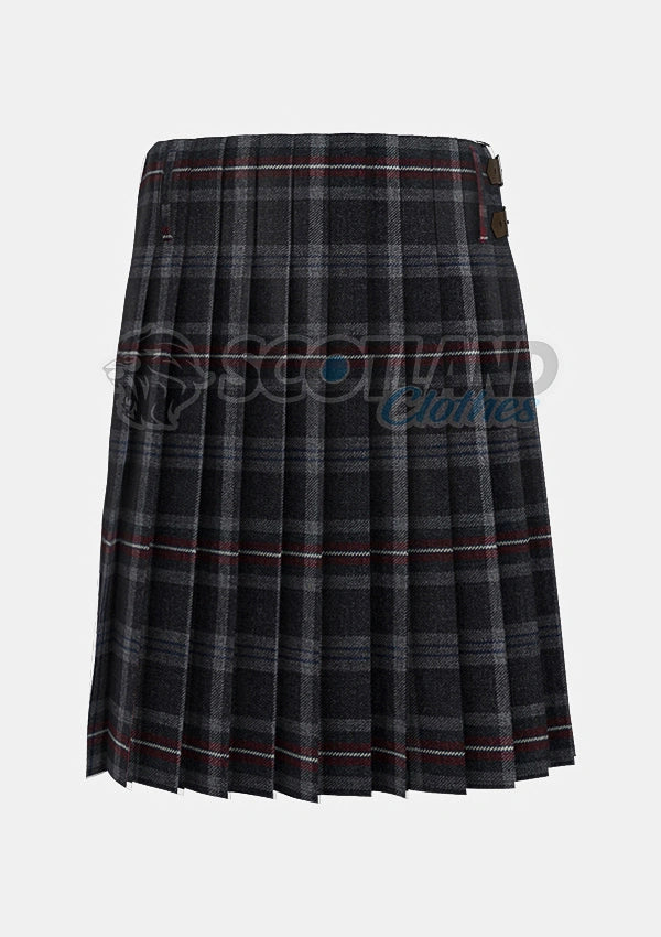 Hebridean Heather Tartan Kilt Back