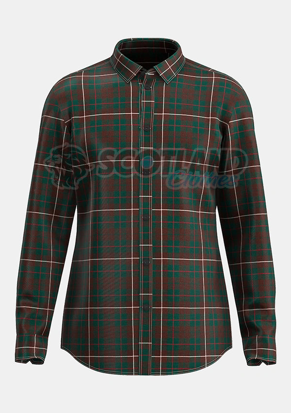Custom Made Mackinnon hunting modern tartan Shirt