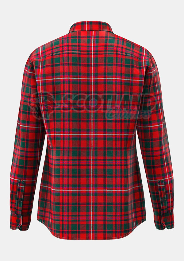 Custom Made Mackinnon modern tartan Shirt