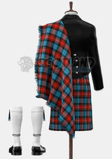 Custom Made Maclachlan ancient tartan Prince Charlie Kilt Outfit