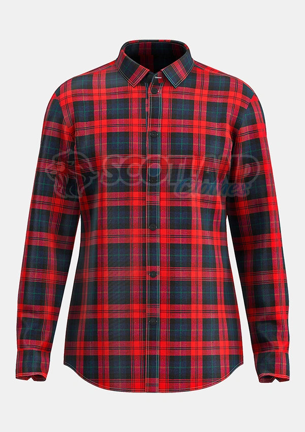 Custom Made Maclachlan modern tartan Shirt