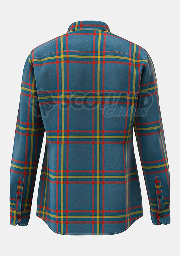 Custom Made Maclain of lochbuie hunting ancient tartan Shirt