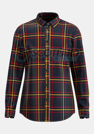Custom Made Maclain of lochbuie hunting tartan Shirt