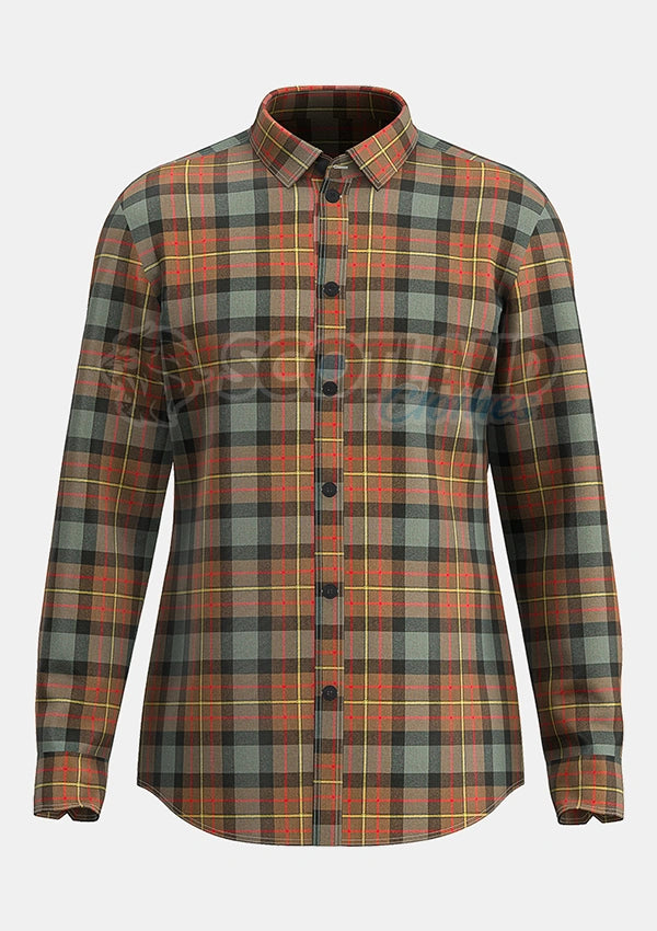 Custom Made Maclaren Weathered tartan Shirt