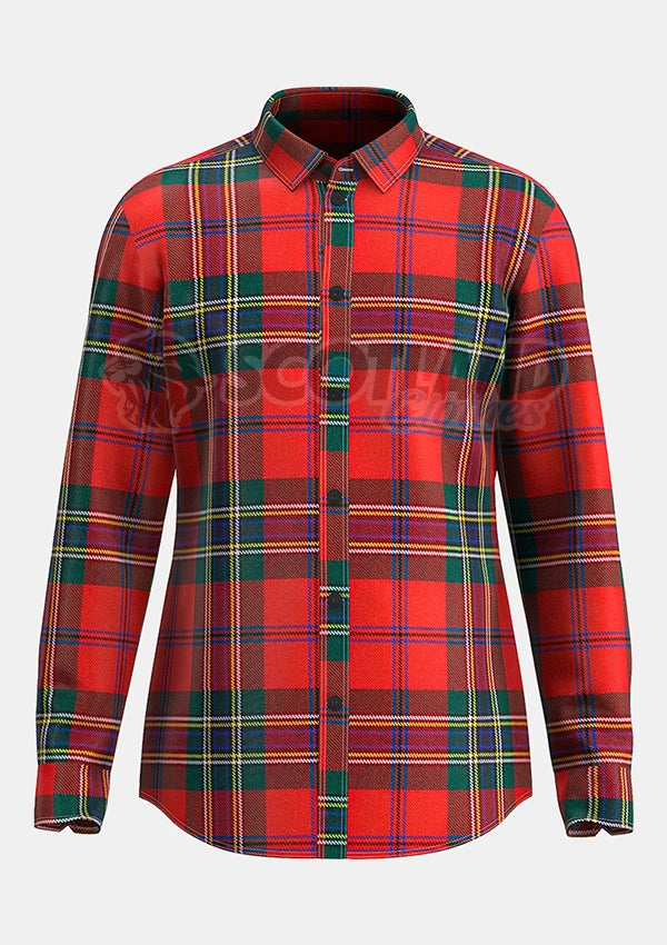 Custom Made Maclean of duart ancient tartan Shirt