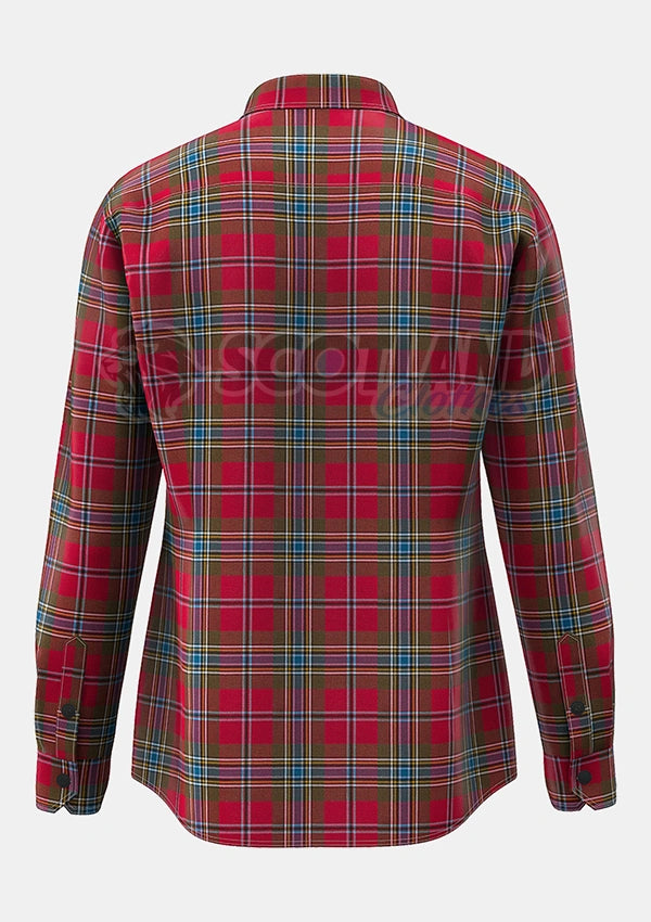 Custom Made Maclean of duart weathered tartan Shirt