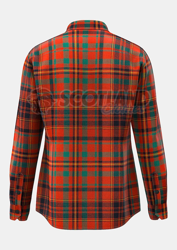 Custom Made Macleod Red River Ancient Tartan Shirt