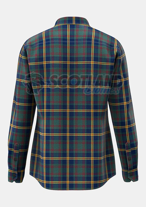 Custom Made US-Marine Corp Tartan Shirt