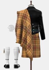 Custom Made Ulster Tartan Kilt Prince Charlie Kilt Outfit