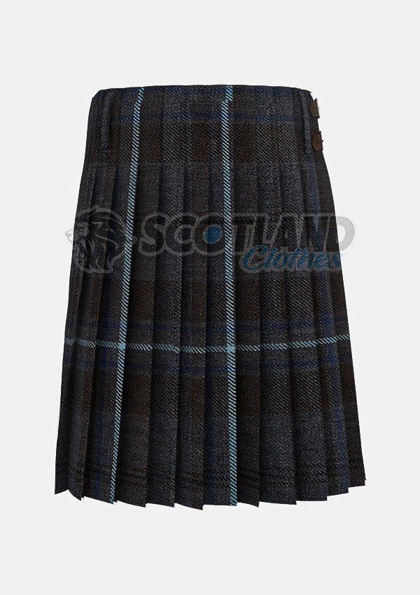 Rivers of Scotland Tartan Kilt Back