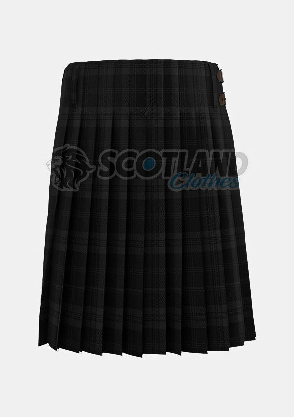 Dark Island Tartan Kilt Back