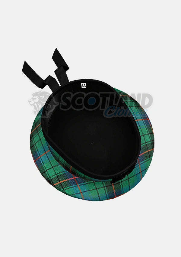 Davidson Tartan Balmoral Hat Back Side