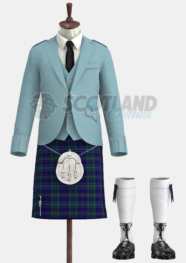 Davies Tartan Argyle Outfit