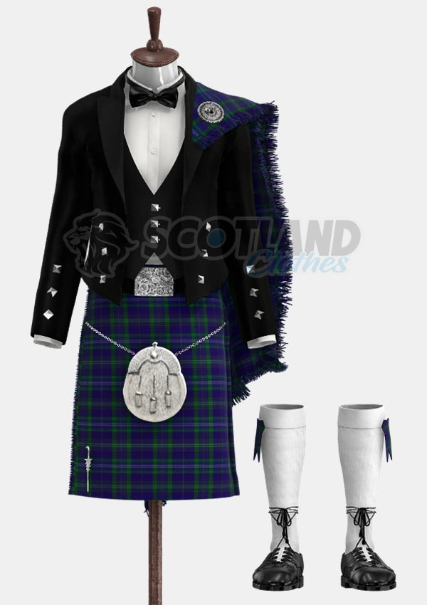 Davies Tartan Prince Charlie Outfit