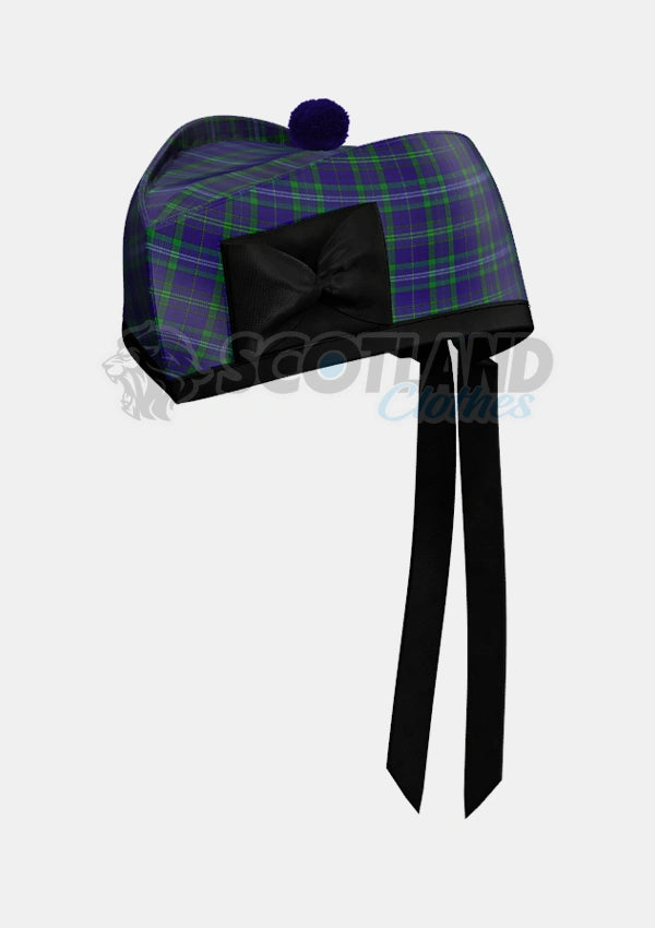Davies Tartan Glengarry Hat Front