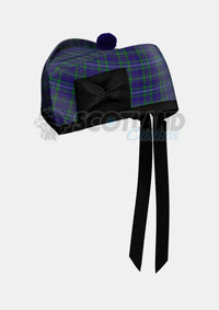 Davies Tartan Glengarry Hat Front