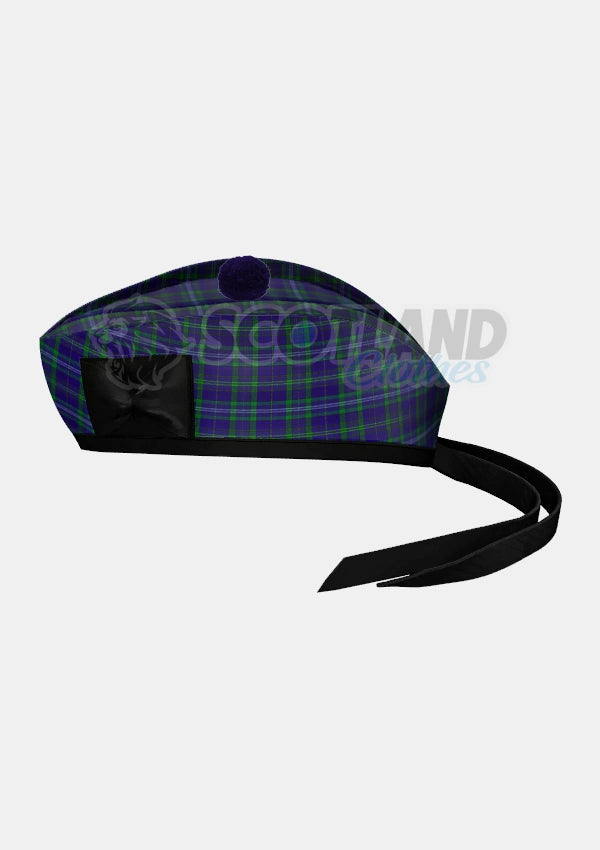 Davies Tartan Glengarry Hat Side
