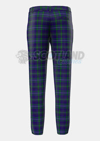 Davies Tartan Trouser Back