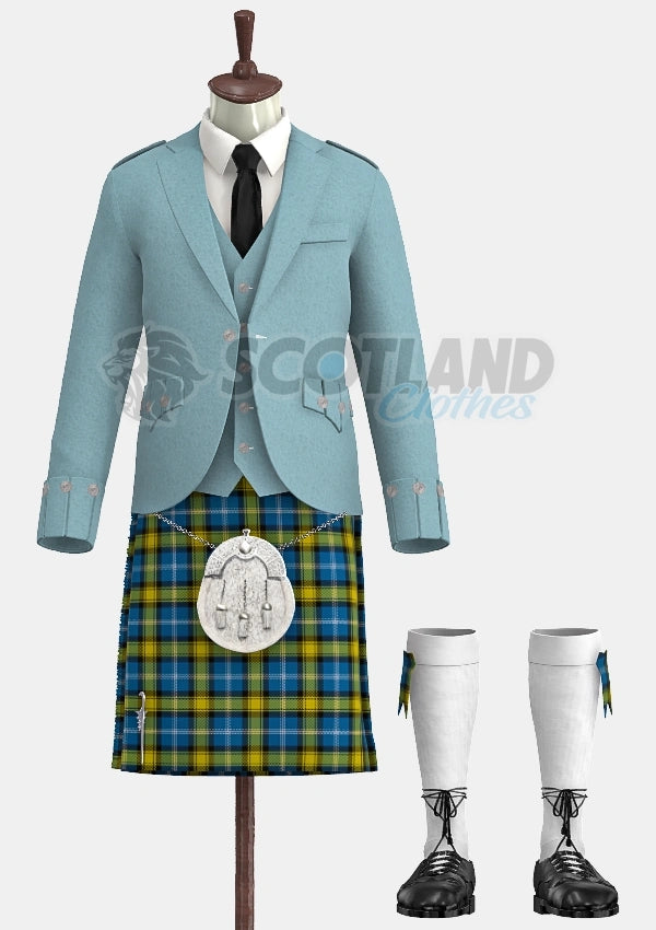 Doddie Weir Tartan Argyle Outfit