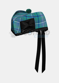 Douglas Tartan Glengarry Hat Front