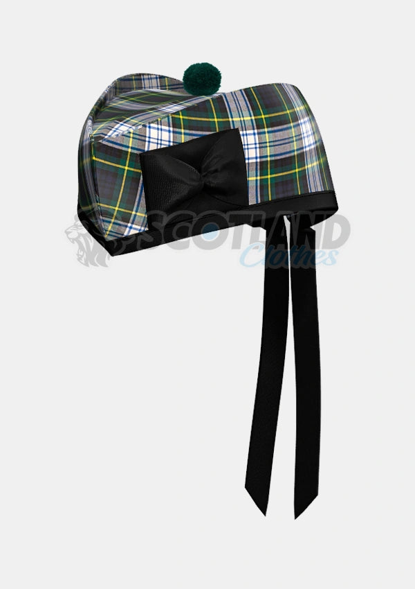 Dress Gordon Tartan Glengarry Hat Front