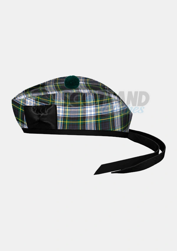 Dress Gordon Tartan Glengarry Hat Side